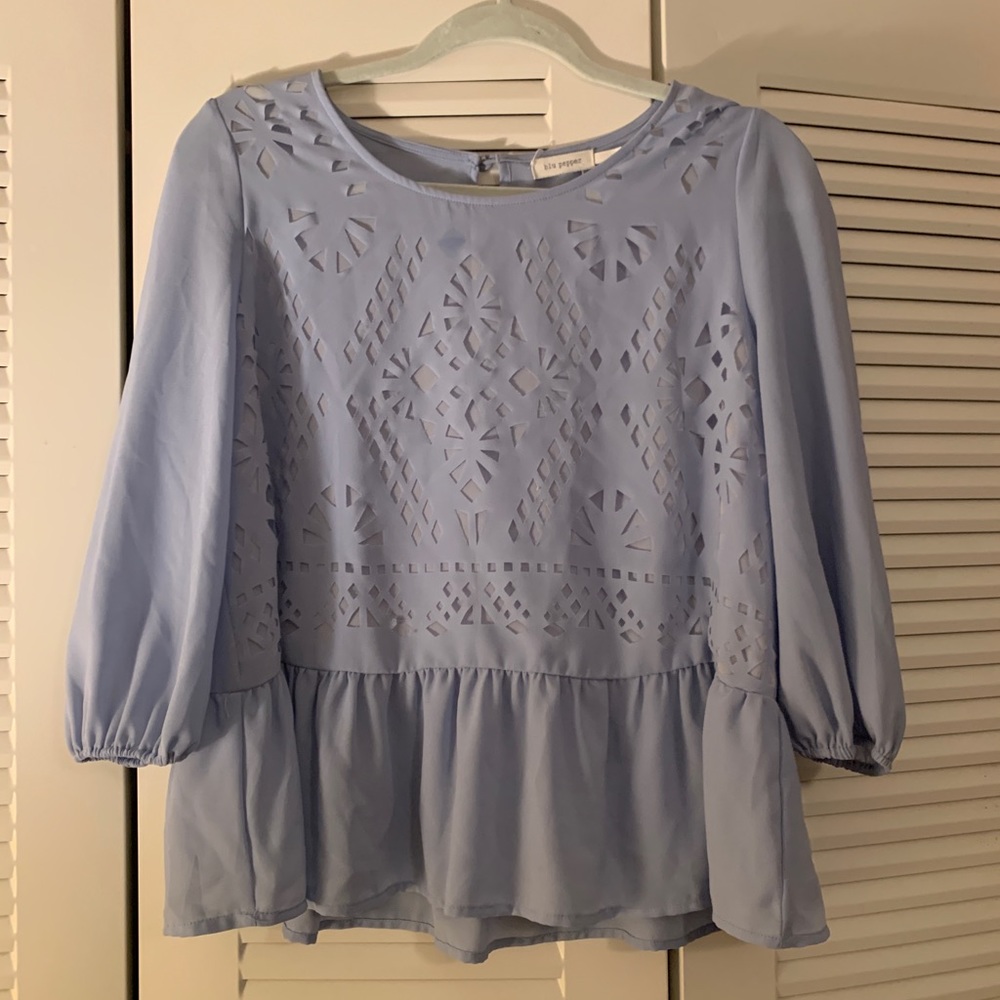 Ladies 3/4 length sleeve blouse